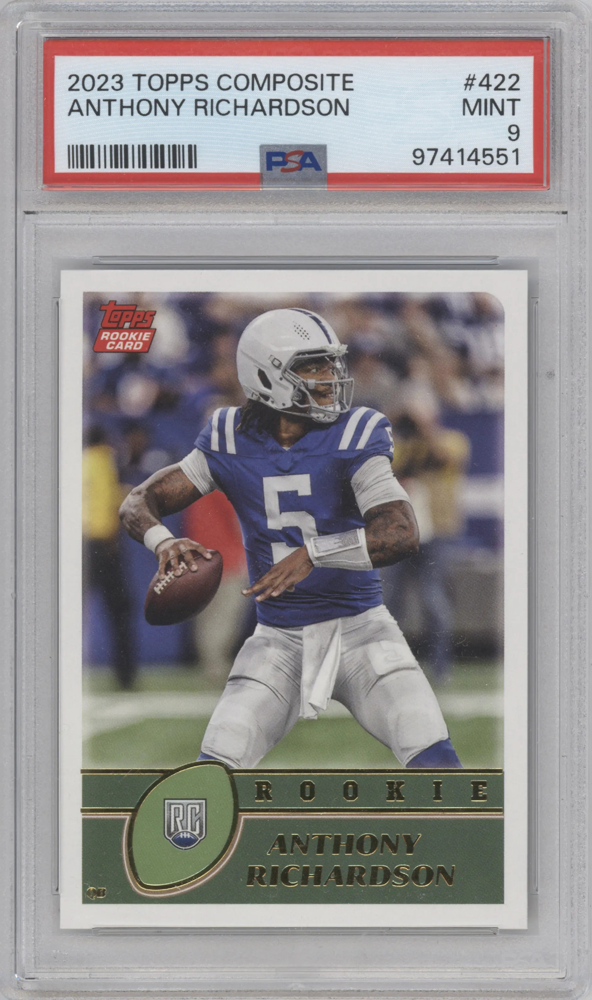 2023 Topps Composite Anthony Richardson PSA 9