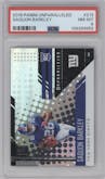 Saquon Barkley from the 2018 Panini Unparalleled set graded by PSA and given an overall grade of 8.