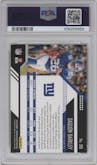Saquon Barkley from the 2018 Panini Unparalleled set graded by PSA and given an overall grade of 8.