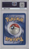 Lt. Surge's Pikachu from the 2000 Pokemon GH set graded by PSA and given an overall grade of 9.