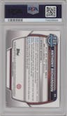 Anthony Richardson from the 2022 Bowman University Chrome set graded by PSA and given an overall grade of 10.
