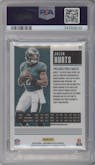 Jalen Hurts from the 2020 Panini Contenders Optic set graded by PSA and given an overall grade of 10.