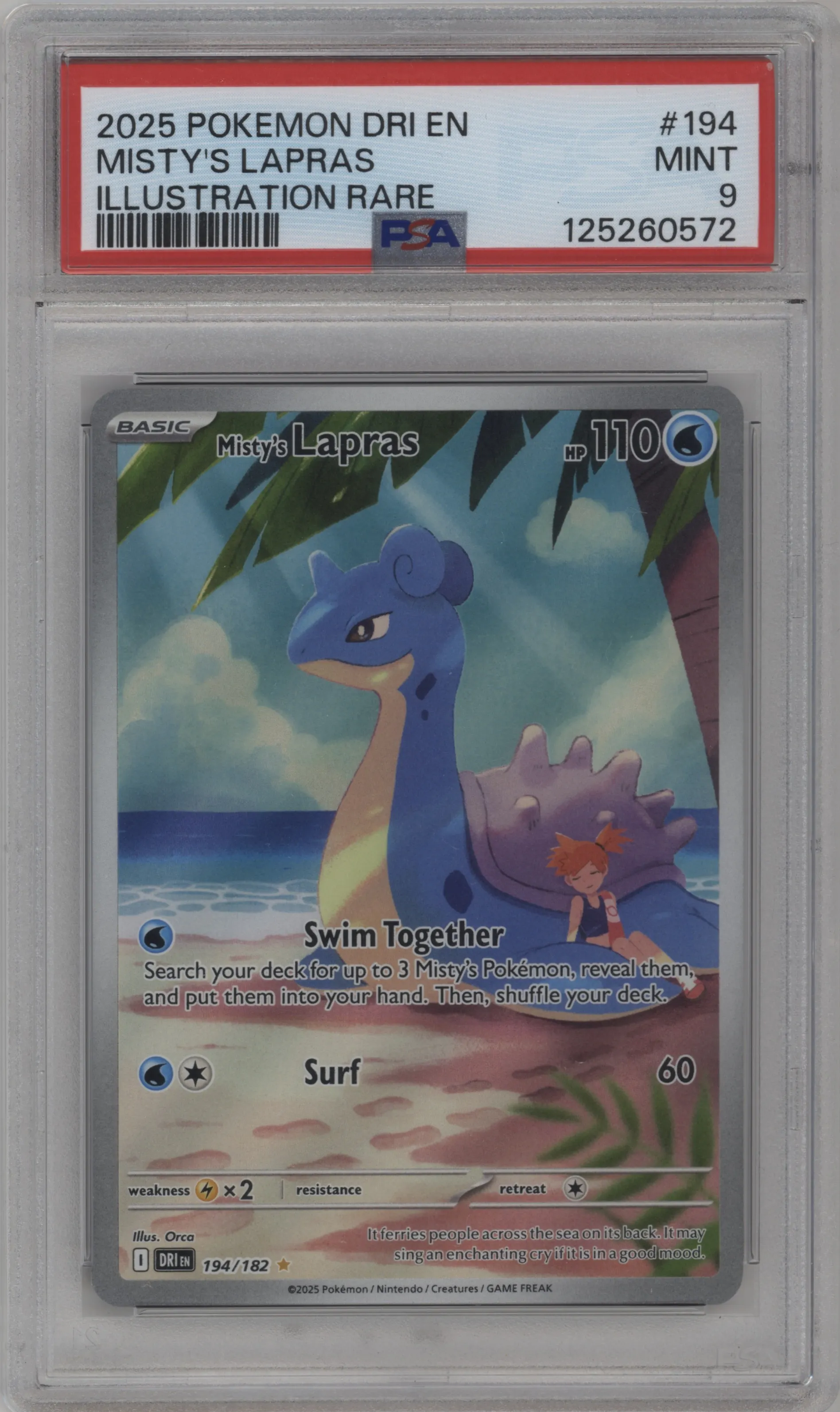 Misty's Lapras