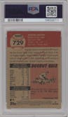 Shohei Ohtani from the Ultimate Topps Living Set   set graded by PSA and given an overall grade of 9.
