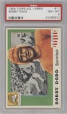 Bobby Dodd from the 1955 Topps All-American set graded by PSA and given an overall grade of 8.