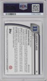 Cooper Flagg from the 2024-25 Bowman University Chrome set graded by PSA and given an overall grade of 10.