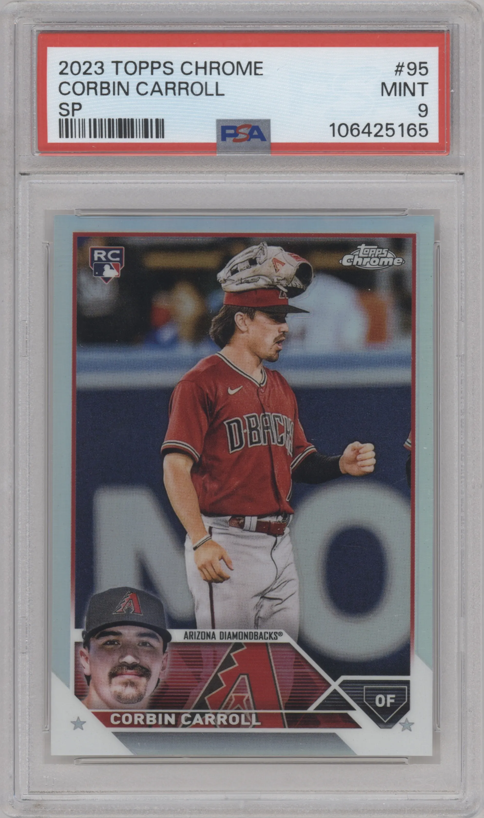 2023 Topps Chrome Image Variation Corbin Carroll PSA 9
