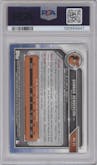 Gunnar Henderson from the 2019 Bowman Draft set graded by PSA and given an overall grade of 10.