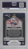 Drake Maye from the 2024 Panini Mosaic set featuring a Green Mosaic parallel graded by PSA and given an overall grade of 10.