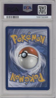 Snorlax from the 2023 Pokemon SV set featuring a Scarlet & Violet 151 Elite Trainer Box parallel graded by PSA and given an overall grade of 9.
