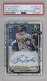 Ryan Lasko from the 2024 Bowman set featuring a Speckle Refractor parallel graded by PSA and given an overall grade of 10.