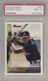 Andruw Jones from the 1995 Bowman set graded by PSA and given an overall grade of 9.
