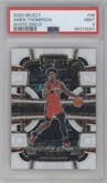 Amen Thompson from the 2023-24 Panini Select  set featuring a Disco White parallel graded by PSA and given an overall grade of 9.