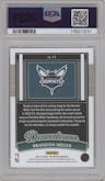 Brandon Miller from the 2023-24 Panini One and One set graded by PSA and given an overall grade of 10.