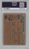 Joe Montana from the 1981 Topps  set graded by PSA and given an overall grade of 3.