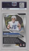 Joe Alt from the 2024 Panini Prizm set featuring a Red White Blue Prizm parallel graded by PSA and given an overall grade of 10.