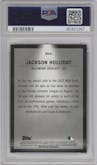 Jackson Holliday from the 2023 Bowman  set graded by PSA and given an overall grade of 10.