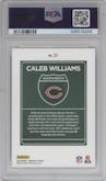 Caleb Williams from the 2024 Donruss set graded by PSA and given an overall grade of 9.