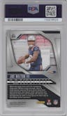 Joe Milton III from the 2024 Panini Prizm set graded by PSA and given an overall grade of 10.