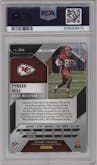 Tyreek Hill from the 2016 Panini Prizm set featuring a Prizm parallel graded by PSA and given an overall grade of 9.