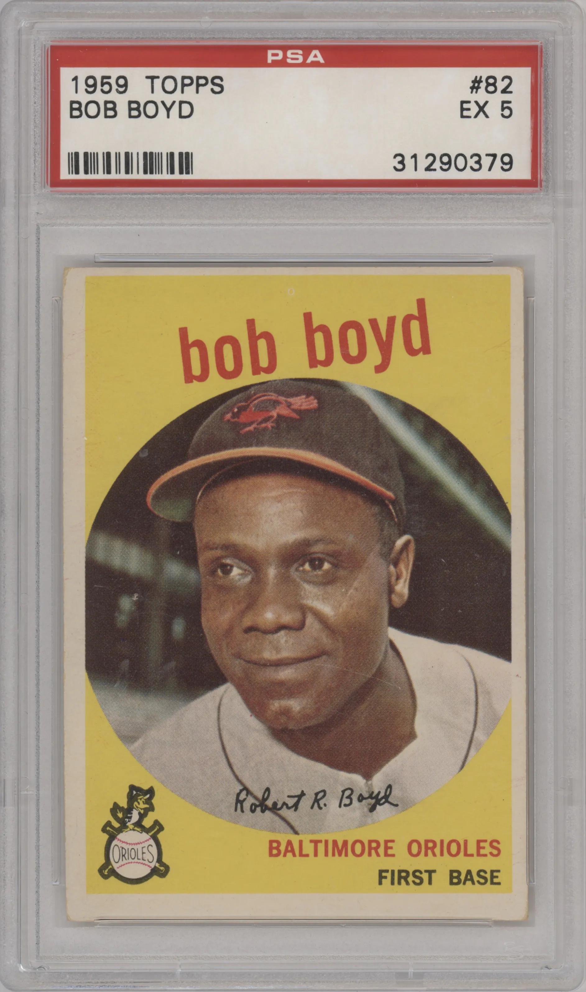 1959 Topps Bob Boyd PSA 5