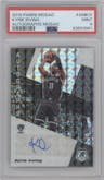 Kyrie Irving from the 2019-20 Panini Mosaic  set graded by PSA and given an overall grade of 9.
