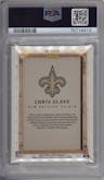 Chris Olave from the 2022 Panini Origins set graded by PSA and given an overall grade of 10.