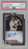 Walker Martin from the 2024 Bowman set graded by PSA and given an overall grade of 10.
