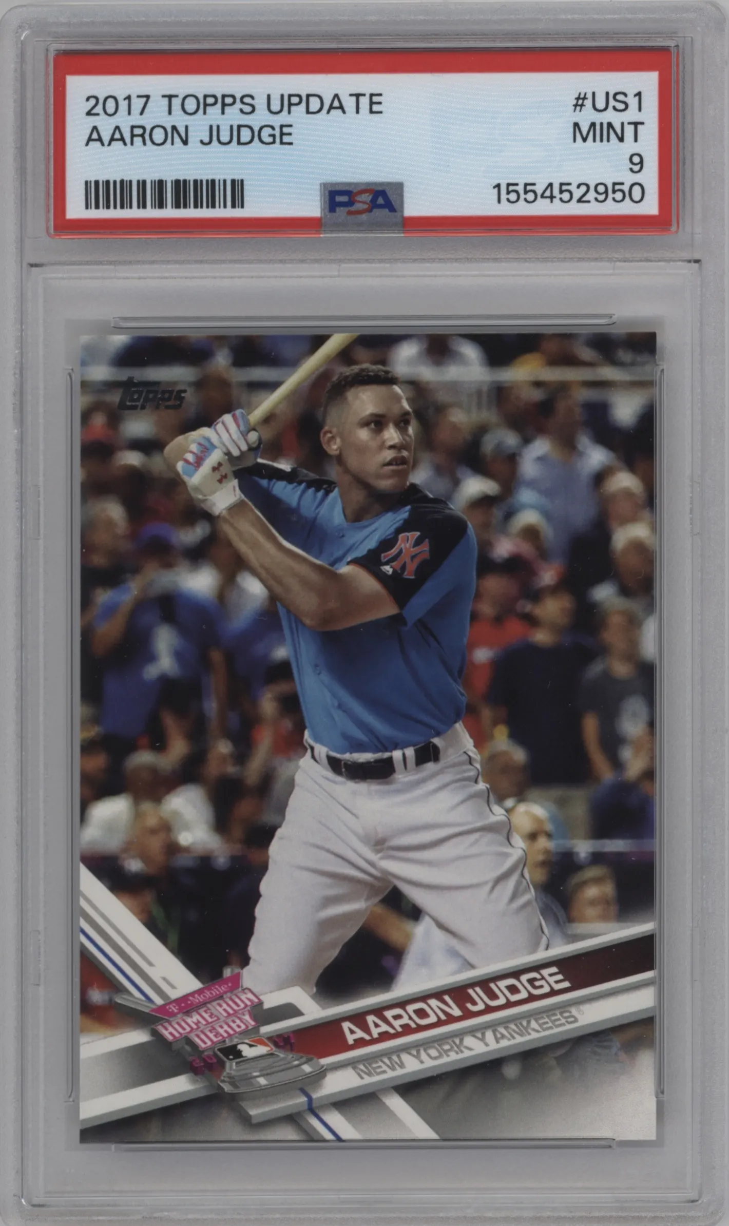 2017 Topps Update Aaron Judge #US1 PSA 9