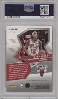 Ayo Dosunmu from the 2021-22 Panini Mosaic  set graded by PSA and given an overall grade of 10.