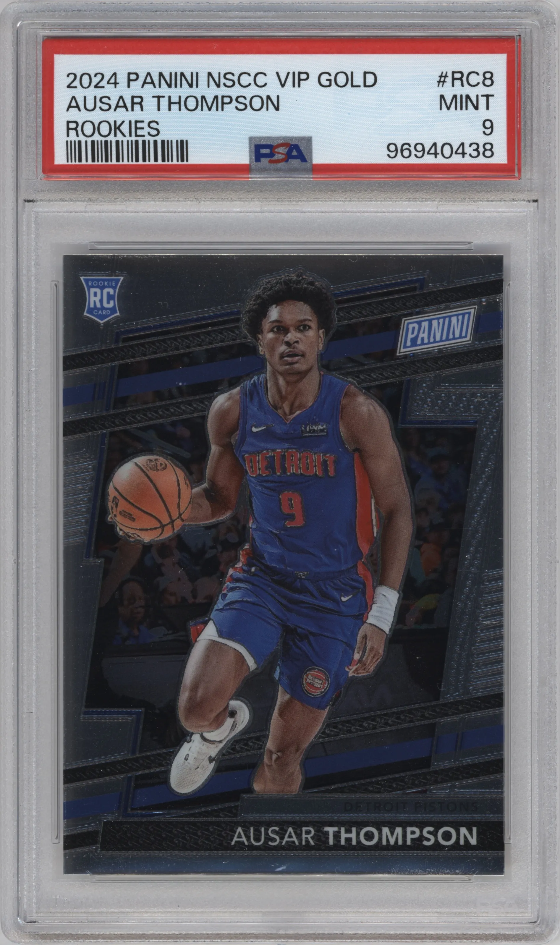 2024 Panini The National VIP Gold Pack Ausar Thompson #RC8 PSA 9