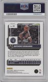 Anthony Edwards from the 2022-23 Panini Donruss Optic  set featuring a Blue Mojo Choice parallel graded by PSA and given an overall grade of 10.