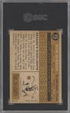 Bob Gibson from the 1960 Topps set graded by SGC and given an overall grade of 5.5.