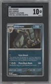 Umbreon from the 2025 Pokemon SV set featuring a Poke Ball parallel graded by SGC and given an overall grade of 10.
