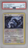 Lugia from the 2016 Pokemon XY set graded by PSA and given an overall grade of 8.