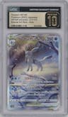 Glaceon Vstar from the 2022 Pokemon SWSH JPN set graded by CSG and given an overall grade of 10.