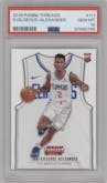 Shai Gilgeous-Alexander from the 2018-19 Panini Threads  set graded by PSA and given an overall grade of 10.