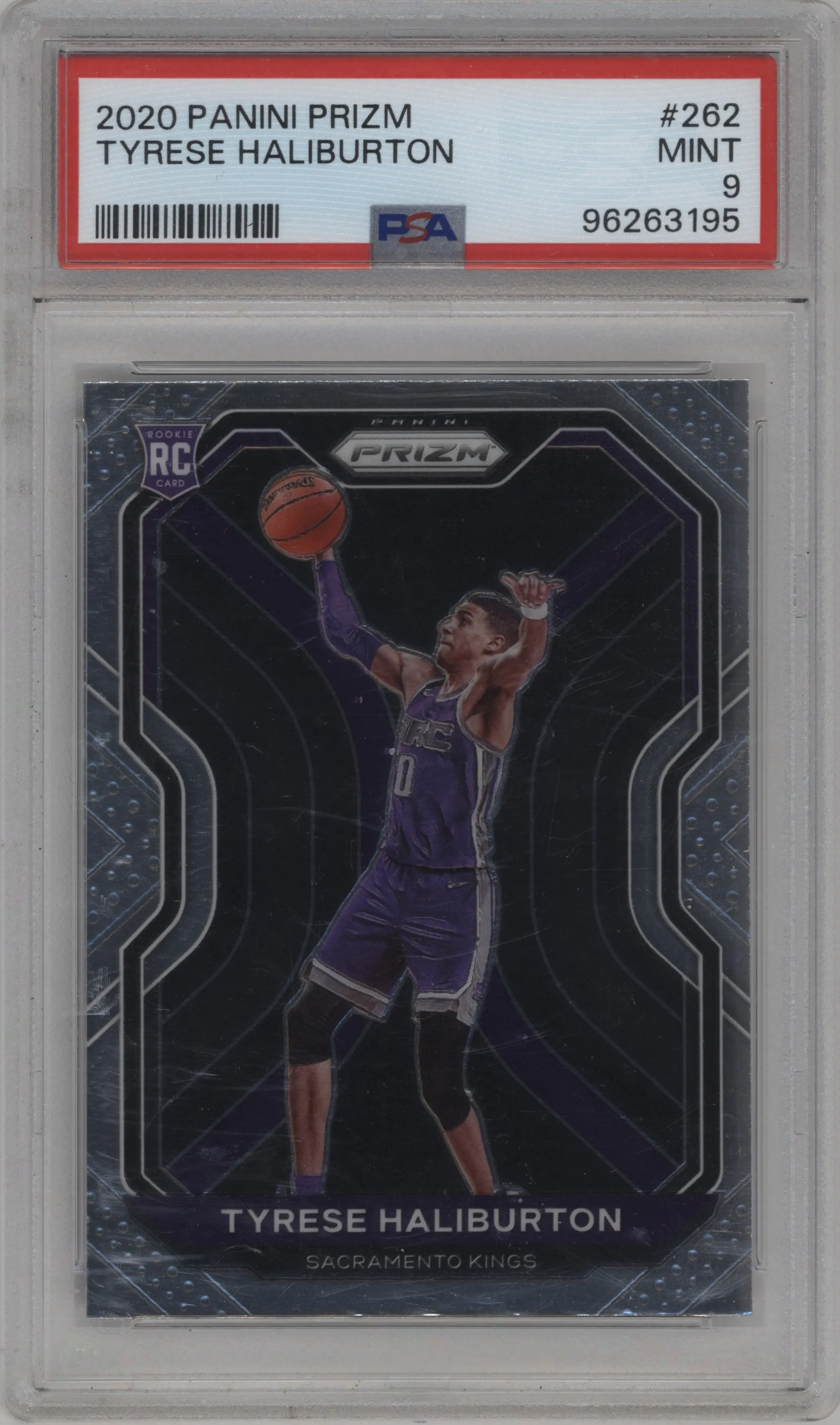 2020 Panini Prizm Tyrese Haliburton #262 PSA 9