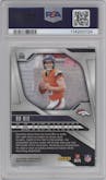 Bo Nix from the 2024 Panini Prizm set graded by PSA and given an overall grade of 10.