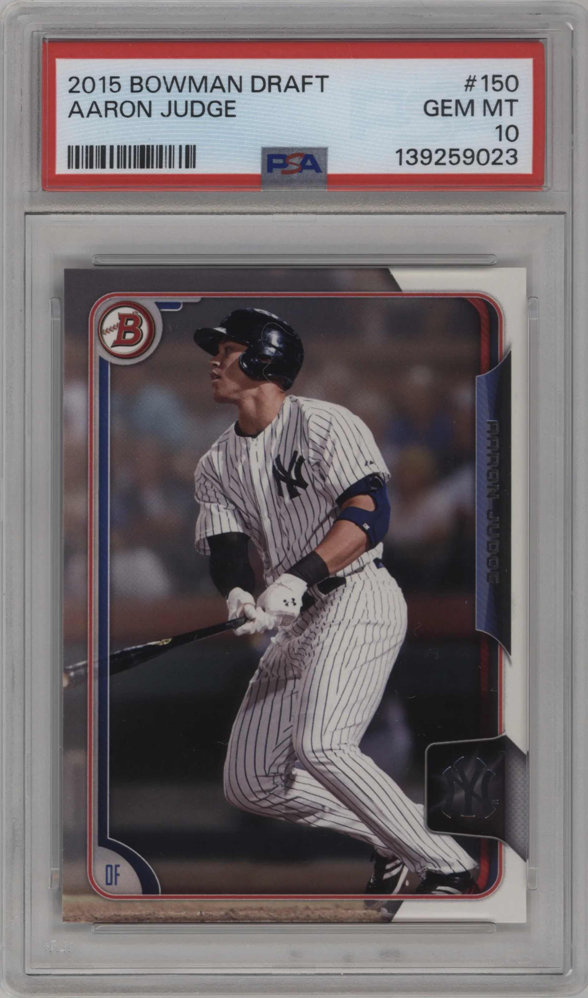 2015 Bowman Draft Aaron Judge PSA 10