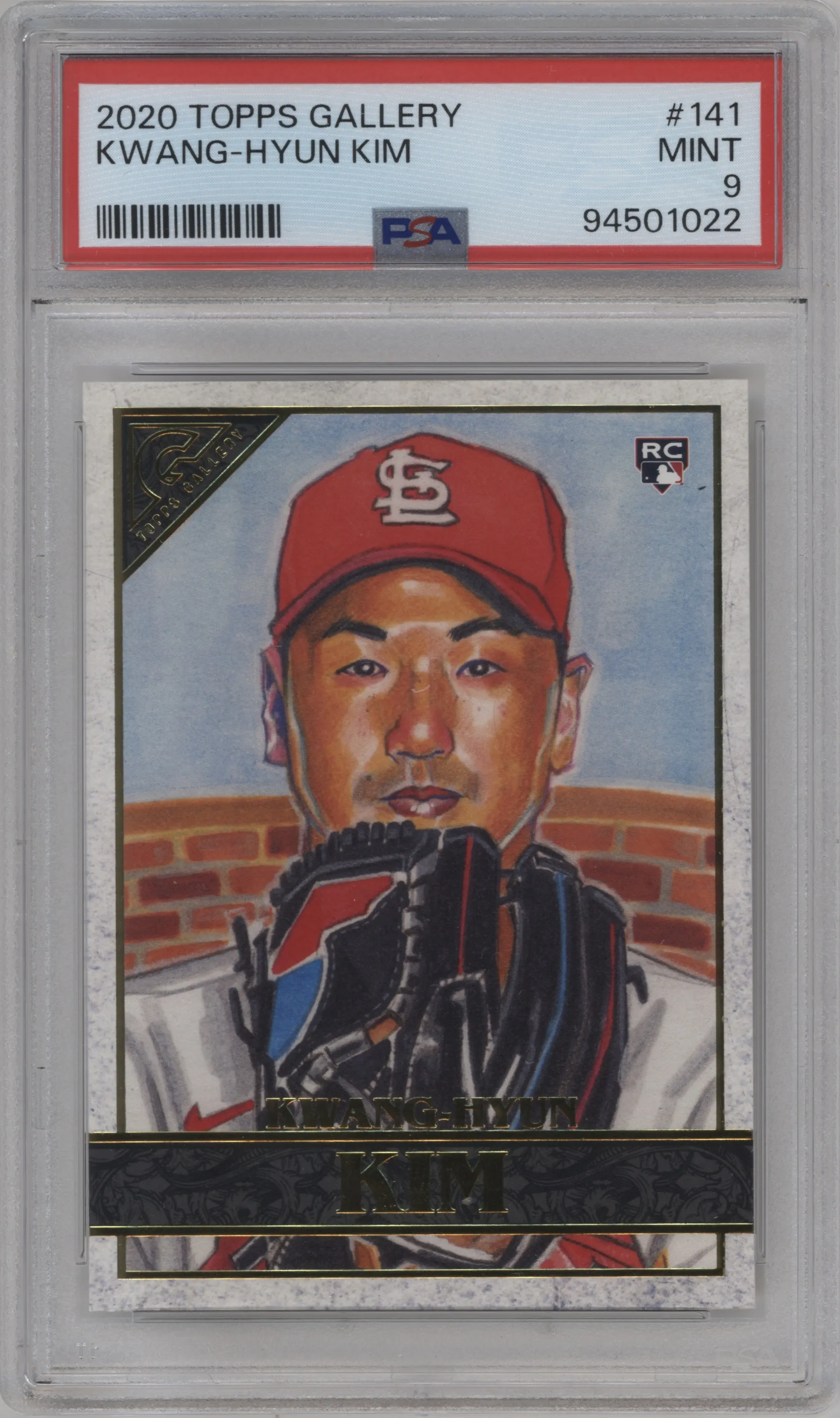 2020 Topps Gallery Kwang-Hyun Kim PSA 9