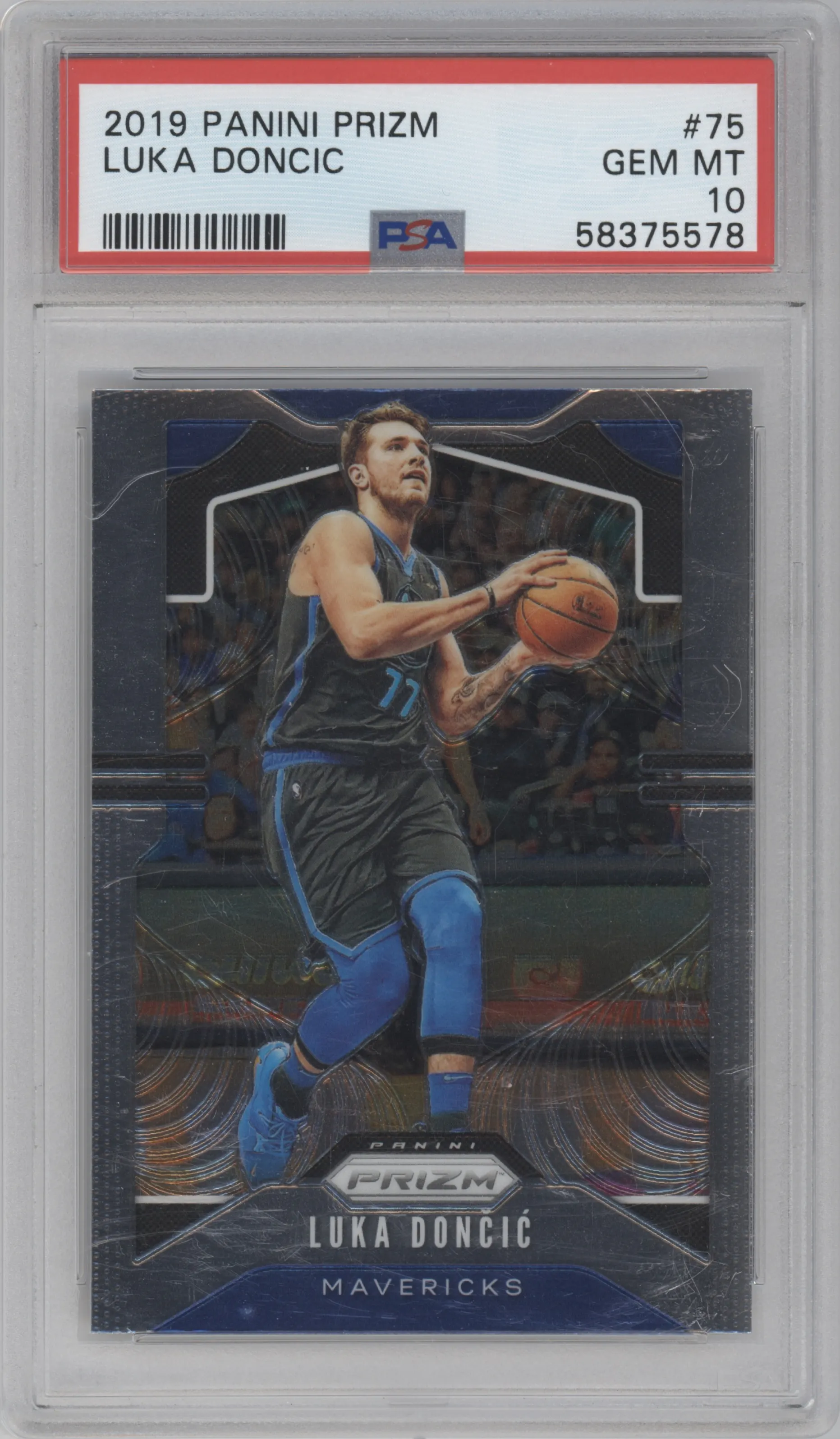 2019 Panini Prizm Luka Doncic PSA 10