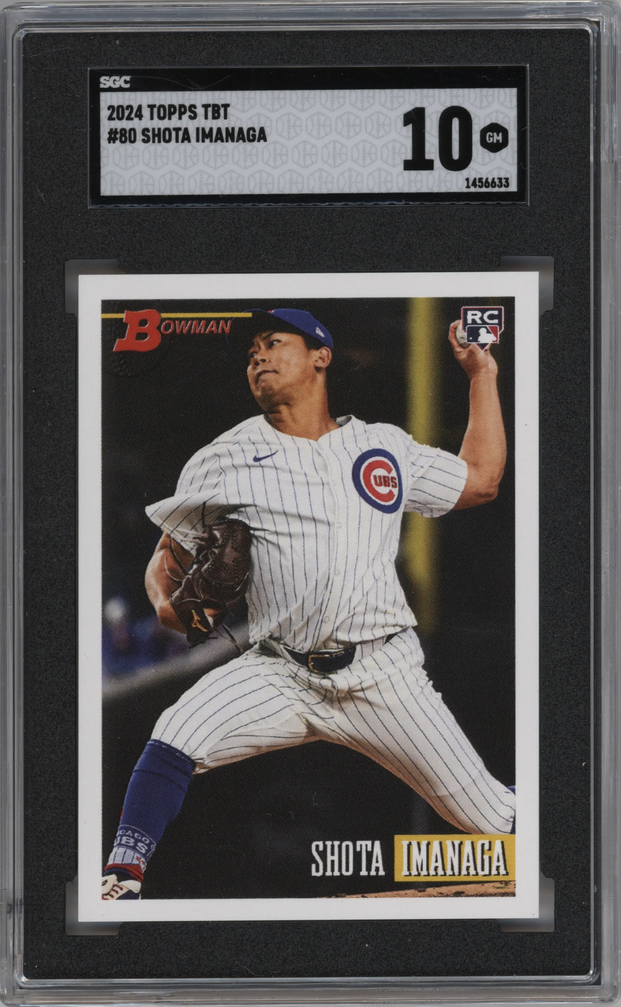 2024 Topps Throwback Thursday Shota Imanaga #80 SGC 10
