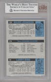Larry Bird/Julius Erving/Magic Johnson from the 1980-81 Topps set graded by Beckett and given an overall grade of 7.5.