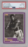 Bo Jackson from the 1989 Score Supplemental set graded by PSA and given an overall grade of 8.