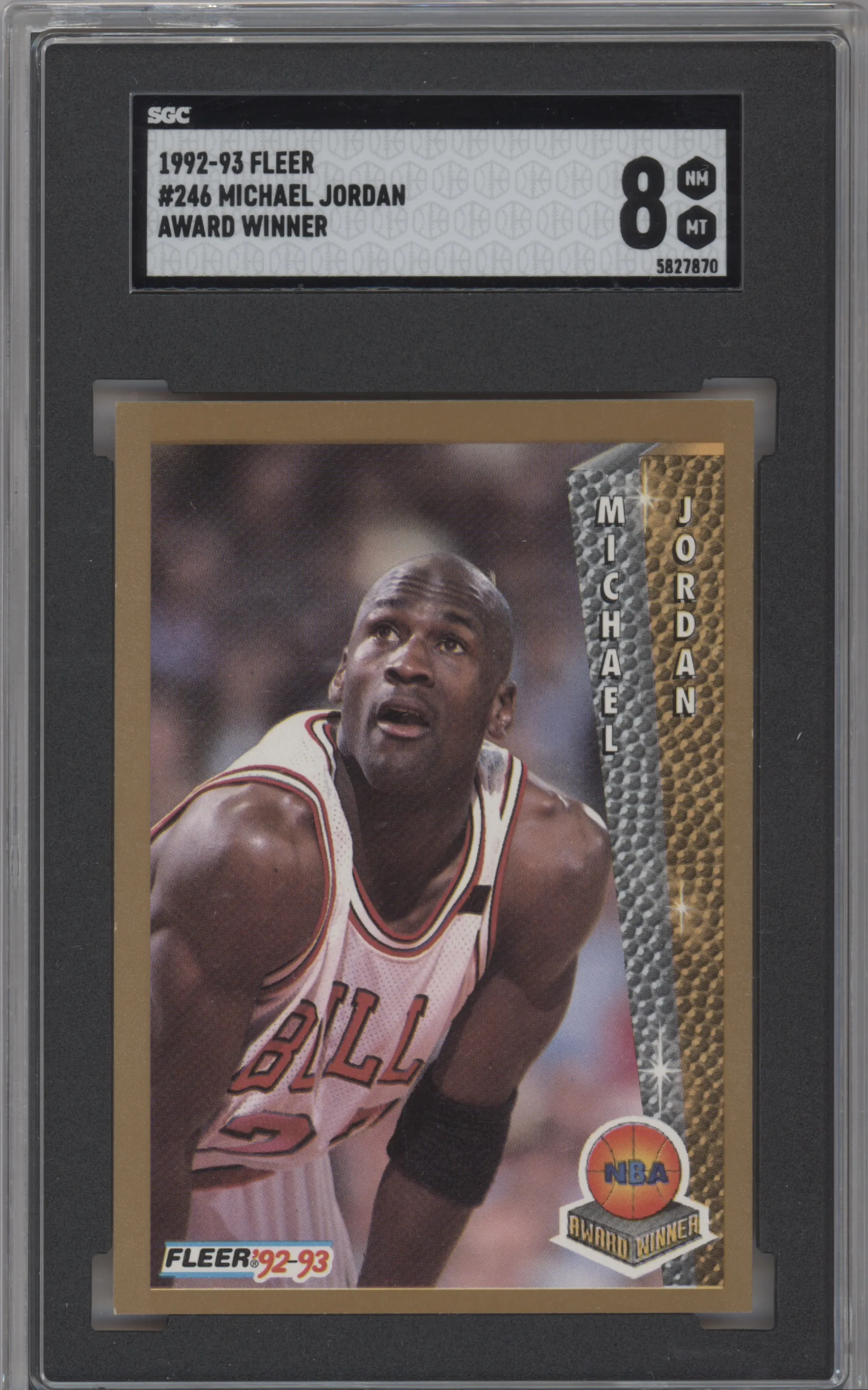 1992 Fleer Michael Jordan SGC 8