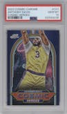 Anthony Davis from the 2023-24 Topps Chrome Cosmic set graded by PSA and given an overall grade of 10.