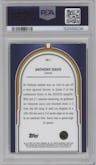 Anthony Davis from the 2023-24 Topps Chrome Cosmic set graded by PSA and given an overall grade of 10.