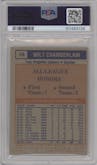 Wilt Chamberlain from the 1972-73 Topps Basketball set graded by PSA and given an overall grade of 6.
