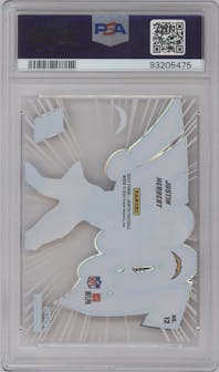 Justin Herbert from the 2023 Panini Zenith set graded by PSA and given an overall grade of 10.